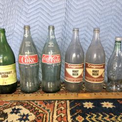 Vintage Bottles Waiwera David Melrose Design Coca Cola & More