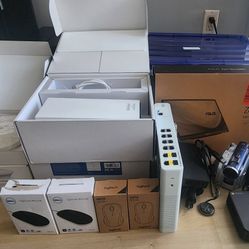IT / Homelab Lot – Cisco PoE Switch, Fortinet APs, NEW-Sealed ASUS ZenScreen & More (Bundle Only)