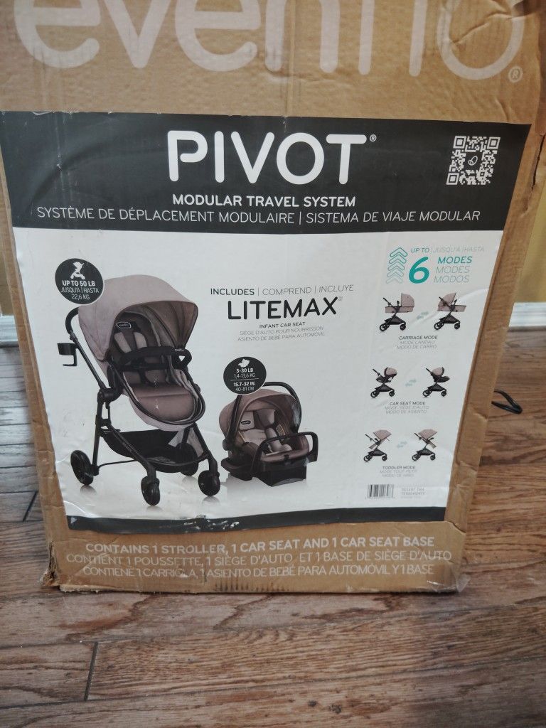 Pivot Stroller And Car Seat.