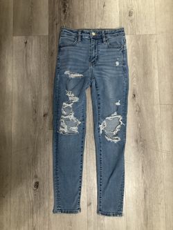 American eagle distressed denim skinny jeans
