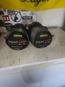 Viggo mummy sleeping bags x 2