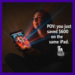 Apple iPad 6th GEN" sale available