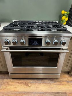 Fisher Paykel 36 Inch Freestanding Pro Range 