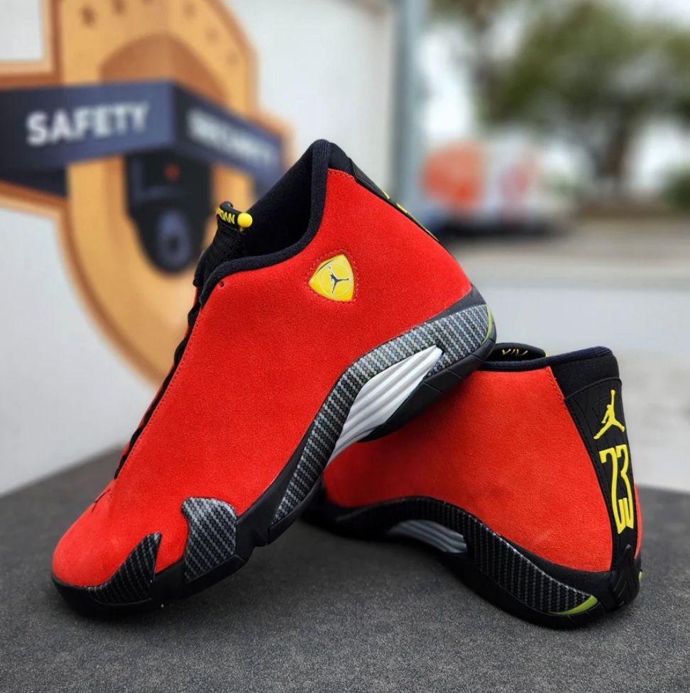 Jordan 14 Ferrari Sizes 10.5/ 12