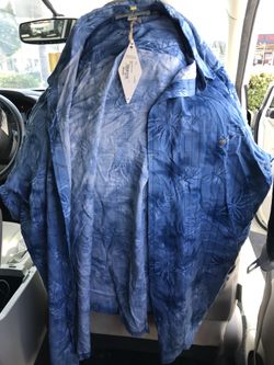 Denim & Flower POLO + Super Nice Silk 100% Button Up