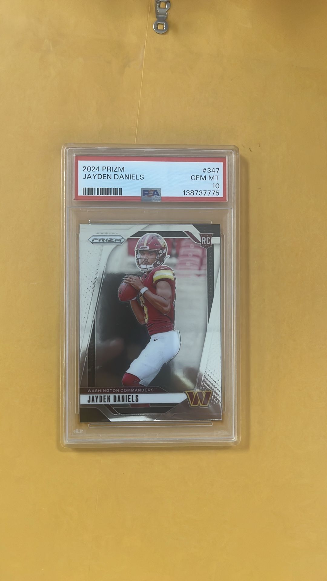 2024 Panini Prizm #347 Jayden Daniels PSA 10