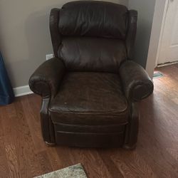 Leather Recliner 