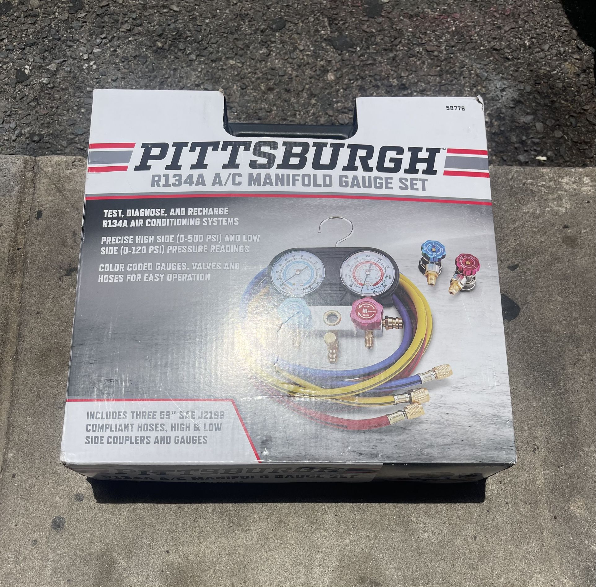 Pittsburgh Automotive A/c R134a Manifold Gauge Set for Sale in