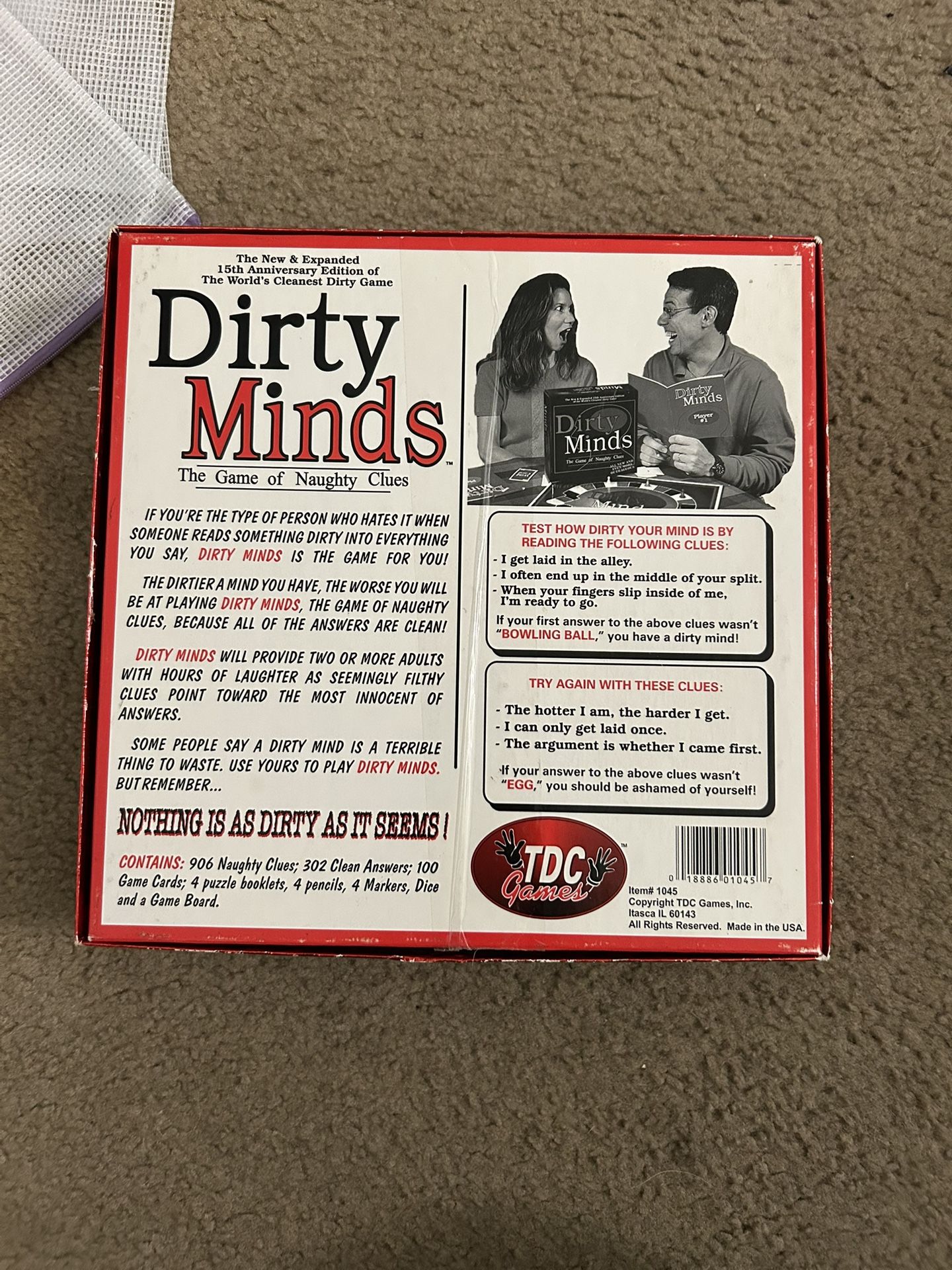 Board Game Dirty minds