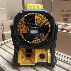 Battery Operated Fan - Compatible with Dewalt 20v Battery Work Fan