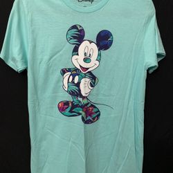 Disneyland Mickey Mouse Hawaiian Print Shirt