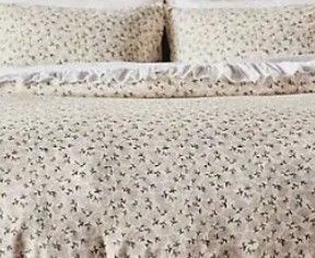 Anthropology Hannah Cotton Cozy Duvet Cover