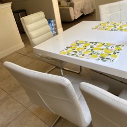 Dining Table And Six Chairs