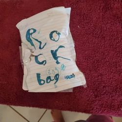 Rock Bag (ITS ROCKS FROM OUTSIDE)