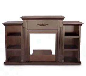 New 70 in Media Console with fireplace insert area,