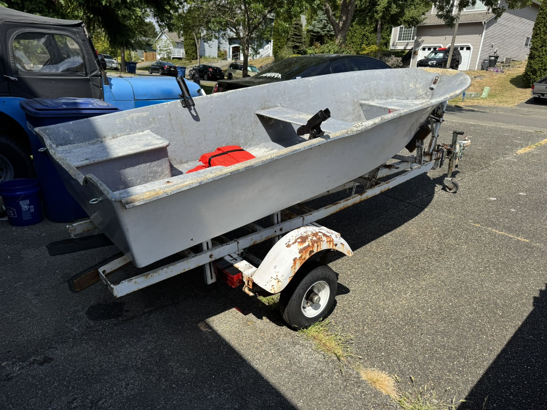 12’ Boat And Trailer