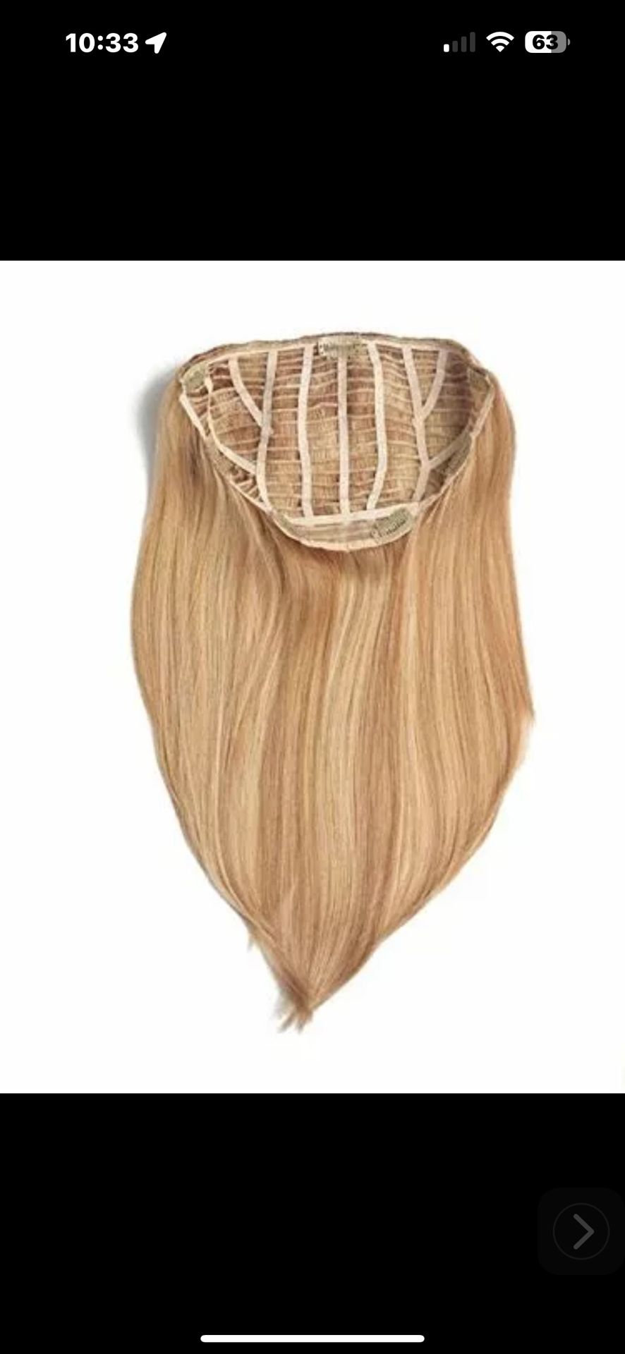 Hairdo 22 “ Synthetic Clip In Extension ( Halo Weft) Golden Wheat 