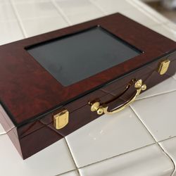 Never Used Poker Case & Poker Pieces 