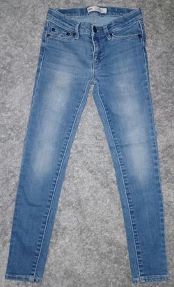 Levis Girls 710 Super Skinny Jeans Size 7