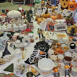 Huge Halloween & Christmas Lot Rae Dunn Target Collectibles Vintage