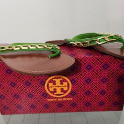 Tory Green  Sandals Size 8 No Box