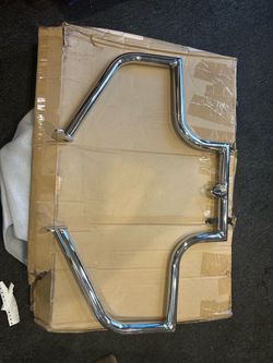Engine Guard Crash Bars Highway For Harley Softail Street Heritage FLST 2000-17