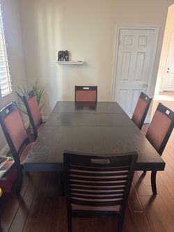 Dining set with 6 chairs