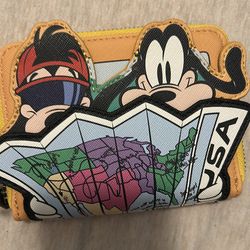 A Goofy Movie Loungefly Wallet Max and Goofy Disney