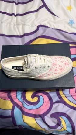 Sperry Low-Top Canvas Sneaker Floral Print