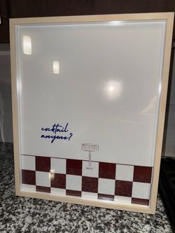 16x20 Bar Cart Print with Frame