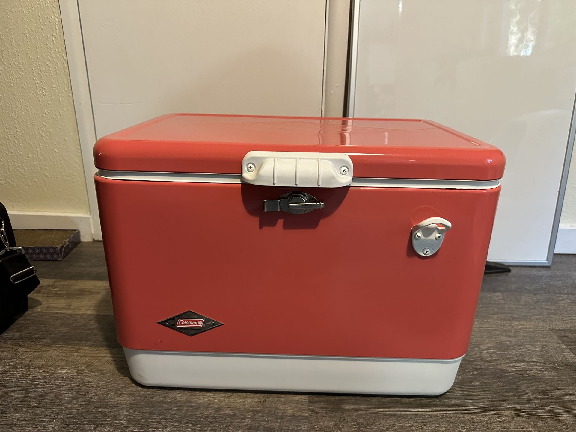 Retro-Style Coleman Metal Cooler