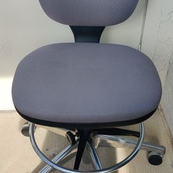 Safco SAF3442GR Metro Extended Height Swivel/Tilt Chair, 22-33" Seat Height, Gray/Fabric Ergonomic
