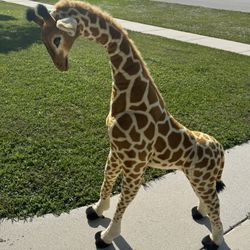 5 Foot Tall Giraffe Stand Alone Nursery Statue