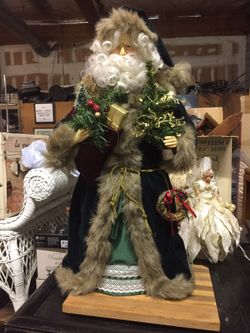 Vintage Father Christmas Tree Topper