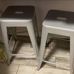 Set Of 2 Counter Height Bar Stools