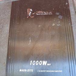 AMPLIFICADOR AMPLIFIER 1000 WATTS 2 CHANELS GOOD CONDICIÓN ABLO ESPAÑOL 