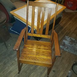Old Antique Rocking Chair 