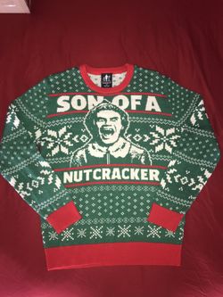 ELF Holiday Ugly Christmas Sweater Size Medium