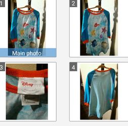 ORIGINAL MOVIE DISNEY STORE XS FINDING NEMO FINDING DORI PAJAMA DRESS