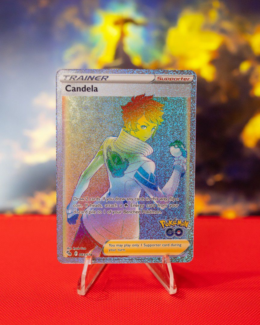 Trainer Candela RAINBOW - POKEMON CARD