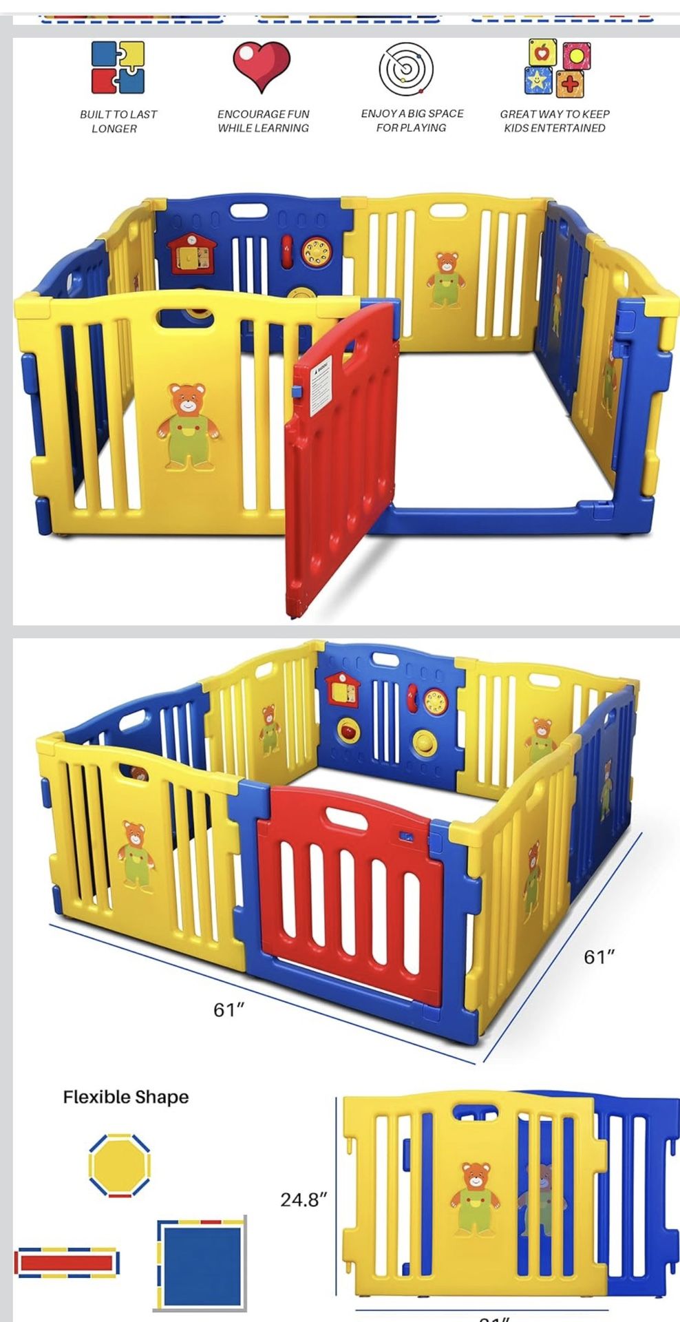 Safety Play Center Yard Home