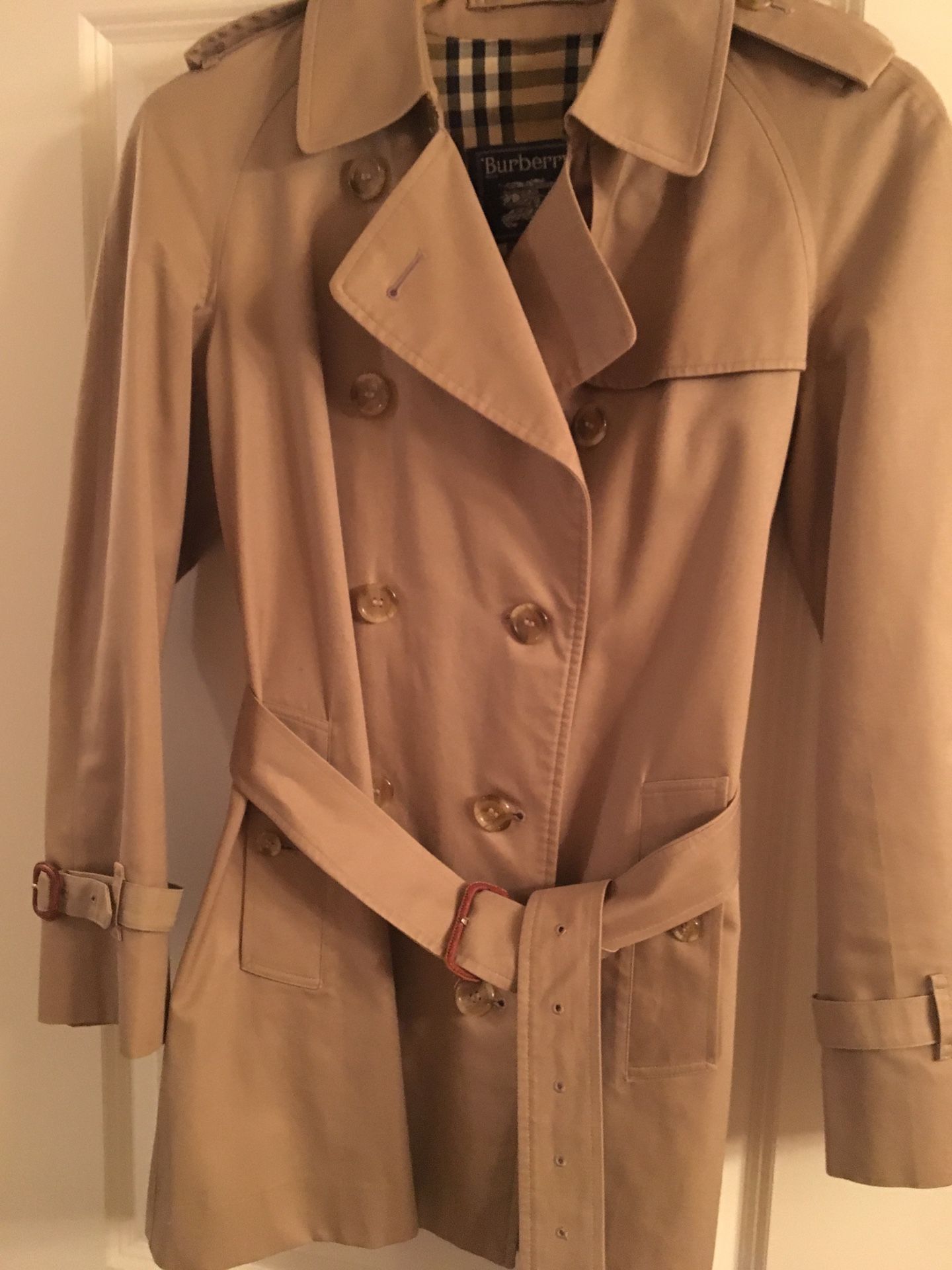 Burberry’s authentic rain coat