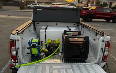 Mobile wash setup