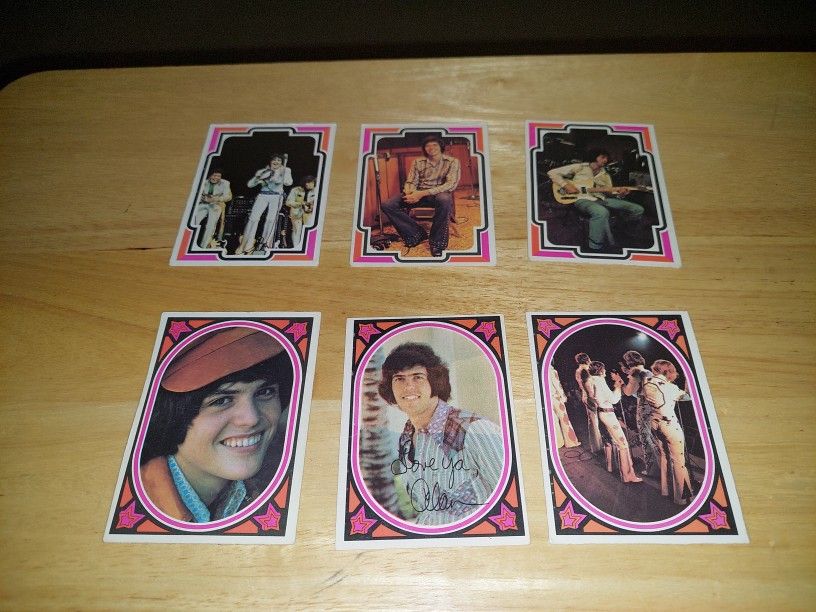 1973 The Osmonds Cards