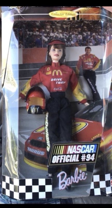 1999 nascar Barbie new collection collectibles