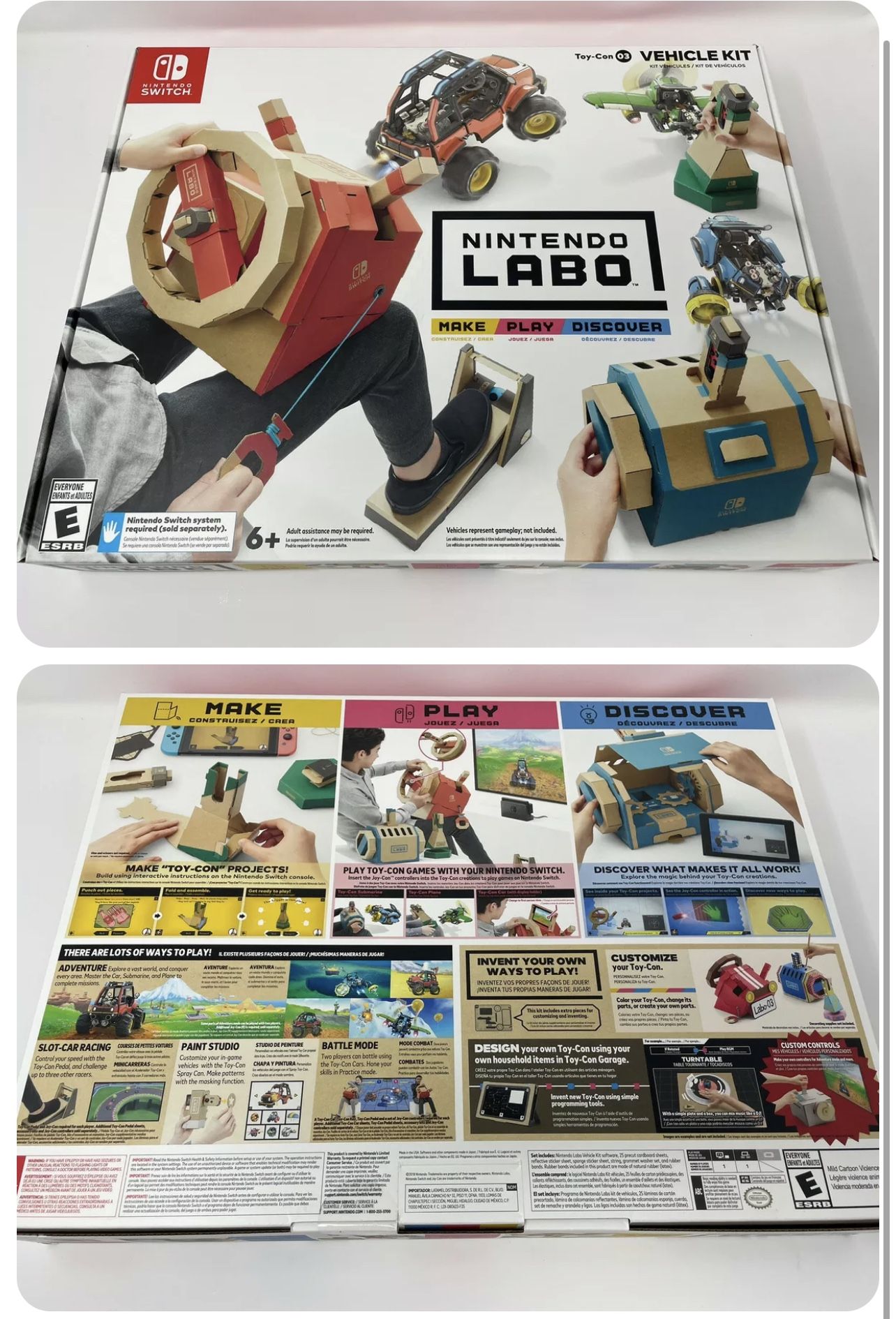 BrandNew Nintendo labo vehicle kit