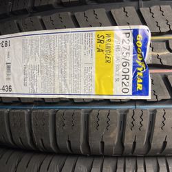 275/60/20 Goodyear Wrangler SRA