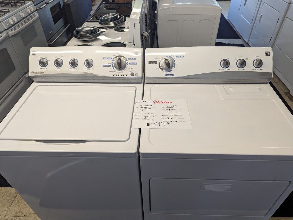 Reconditioned Washer And Dryer