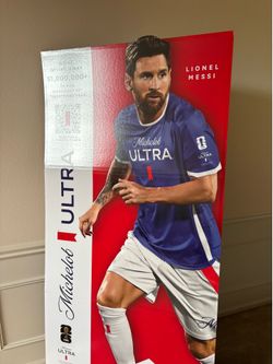 NEW Soccer Lionel Messi Michelob Ultra Beer Life Size Cardboard Cutout Standee