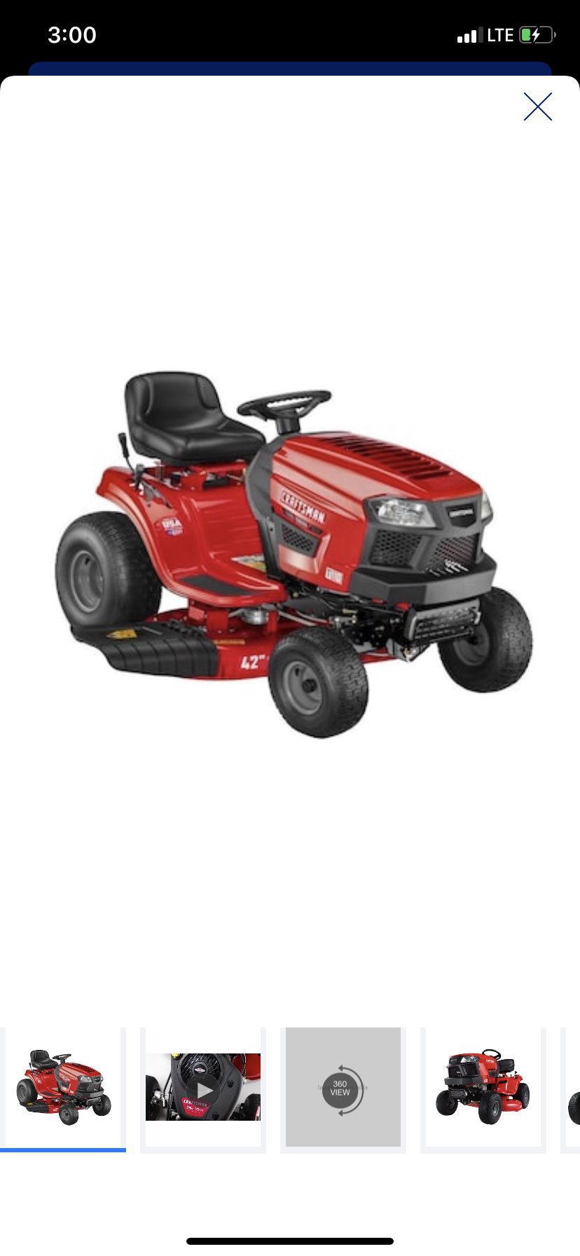 Riding Lawn Mower (All Brands)
